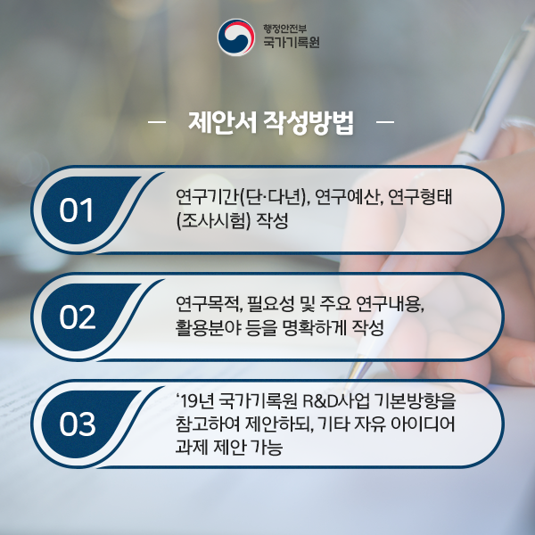 2019년 국가기록관리&middot;활용기술 R&D 과제 제안 공모