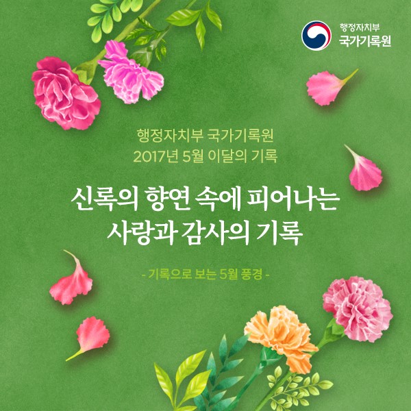 신록의 향연 속에 피어나는 사랑과 감사의 기록