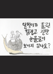캘리그래피-달팽이의 눈물